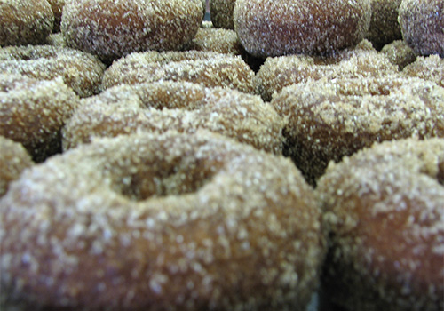 Our cinnamon sugar donuts are a crowd favorite!