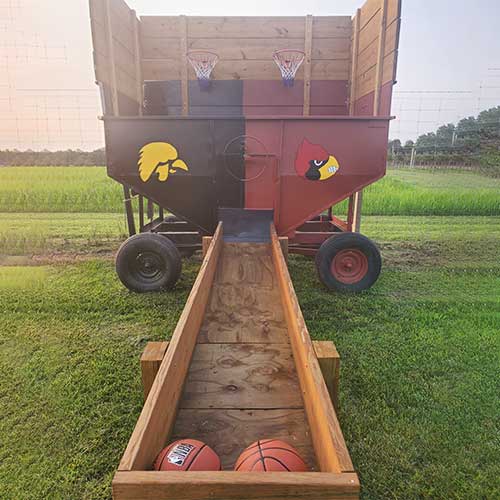 Shoot some hoops with our new gravity ball attraction in Donnelson, Iowa