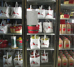 Fresh, crisp apples, apple cider, berries, jams, jelly, honey, and homemade bread, pies and cookies at the Appleberry Orchard Farm Market in Donnellson, Iowa.