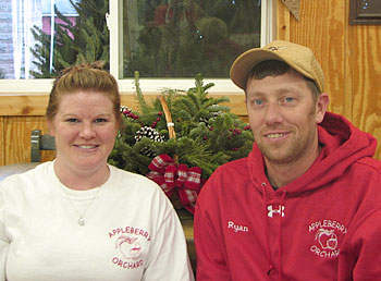 Jessica and Ryan Welch own Appleberry Orchard in Donnellson, Iowa, growing apples, strawberries, raspberries, black berries, blueberries and Christmas trees.  The farm also features an historic barn, petting farm, play area, and a Haunted House in the fall. 