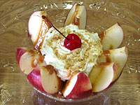 Enjoy our apple cider slush, queen's apple, homemade pies, cookies and bars, all at the Appleberry Orchard Farm Market in Donnellson, Iowa. 