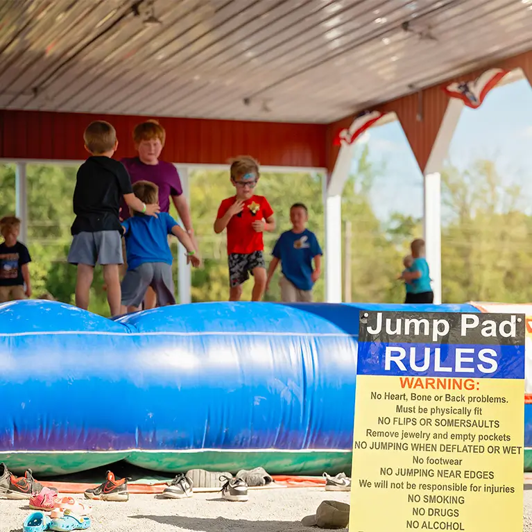 Kids always have a great time on the farm at Appleberry Orchards, in Donnellson, Iowa.